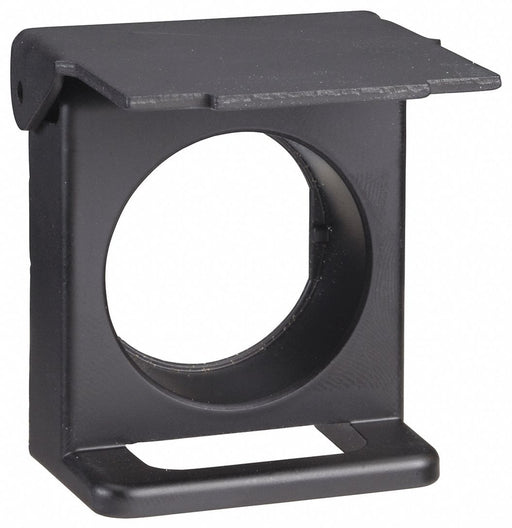 Padlockable Flap 22 mm Metal Black
