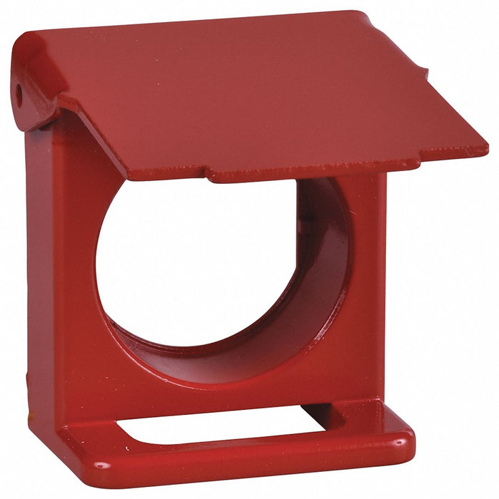 Padlockable Flap 22 mm Metal Red