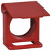 Padlockable Flap 22 mm Metal Red