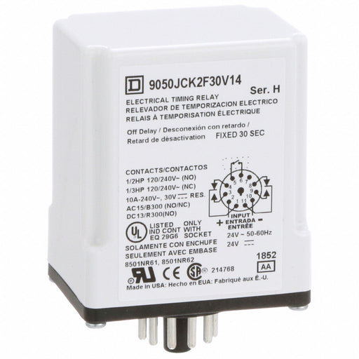 Time Delay Relay 24V AC/DC 11 Pins