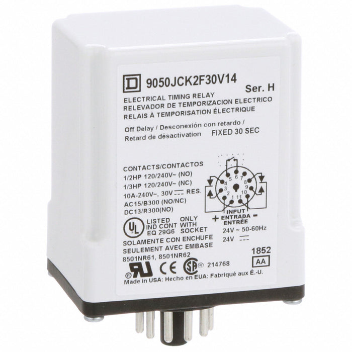 Time Delay Relay 24V AC/DC 11 Pins