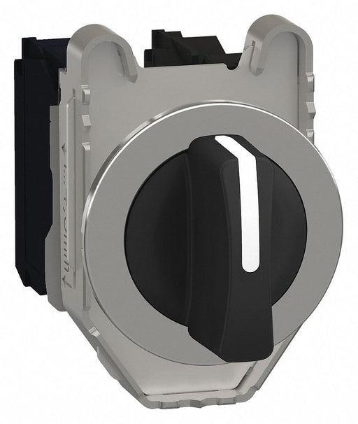 Selector Switch 3 Pos 30 mm Black