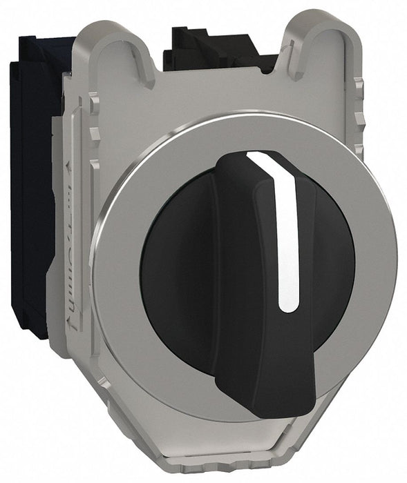 Selector Switch 3 Pos 30 mm Black