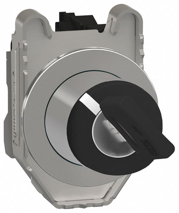 SelectorSwitch Keyed 2Pos 30mm Black