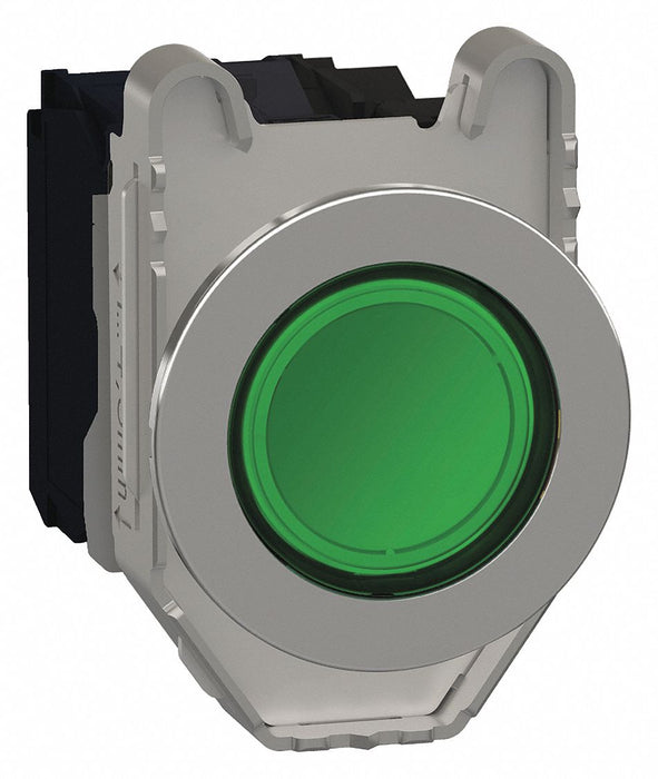 IllumPushButton FullVolt Green 1NO/1NC