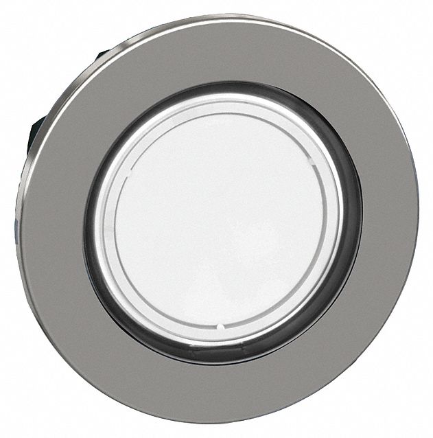 Push Button Head 30mm White