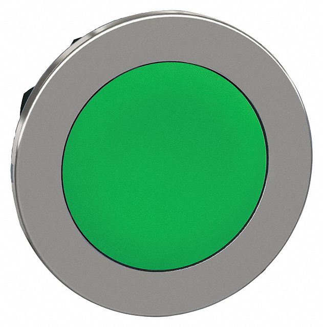 Push Button Head 30mm Green