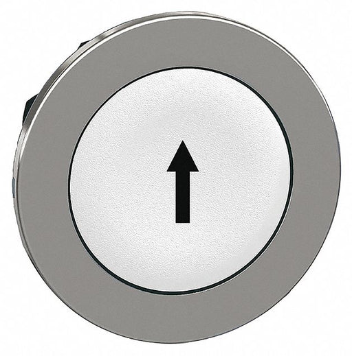 Push Button Head Marked 30mm White