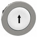 Push Button Head Marked 30mm White