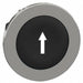Push Button Head Marked 30mm Black