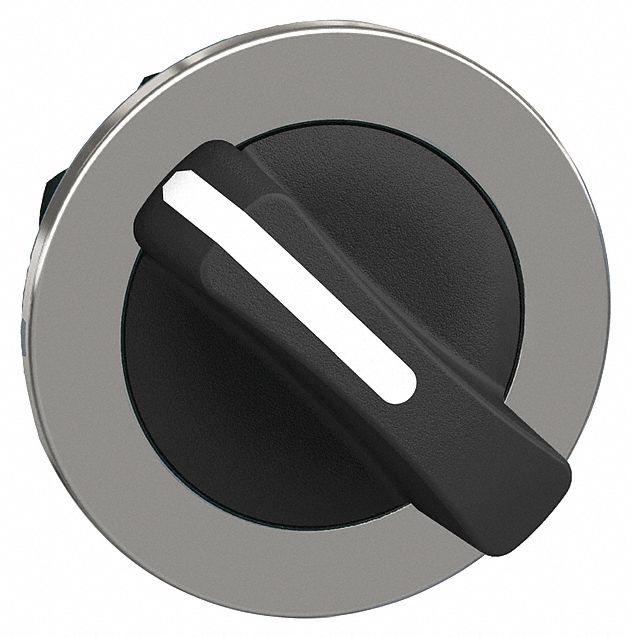 ShortHandleSelectorSwitch Blk 2Pos 30mm