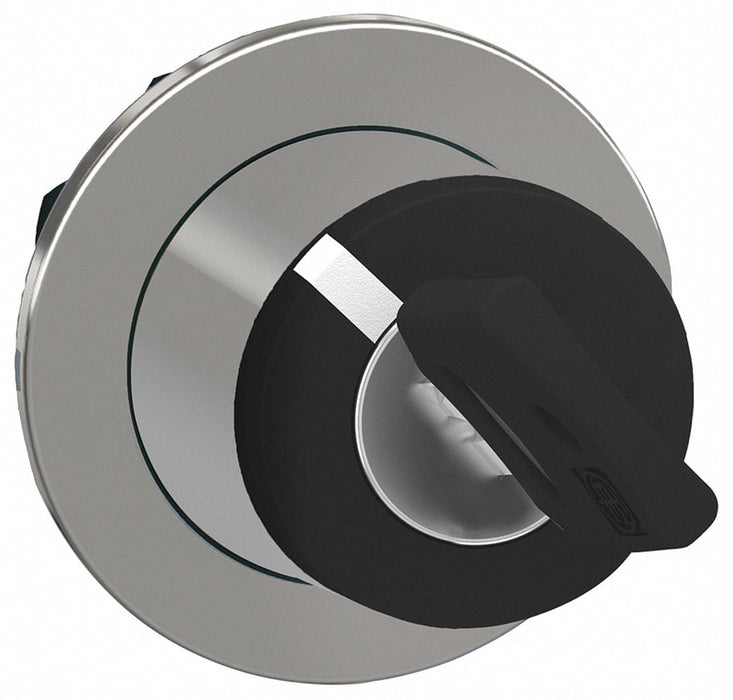 KeyedSelectorSwitch Black 2Pos 30mm