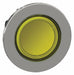 Flush Push Button Yellow No Lamp 30mm