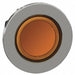 Flush Push Button Orange No Lamp 30mm