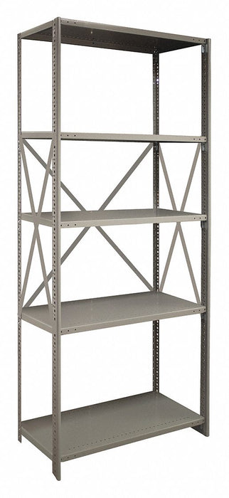 Metal Shelving 85 H 36 W Gray