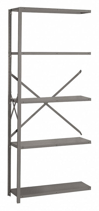 Metal Shelving 84 H 36 W Gray