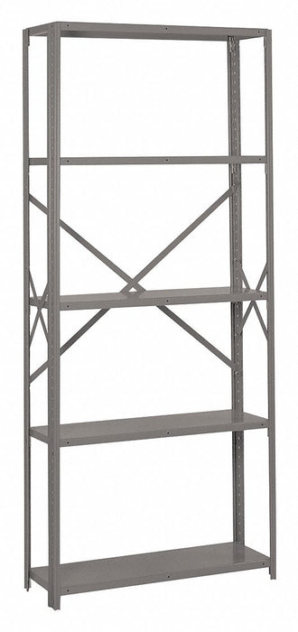 Metal Shelving 84 H 36 W Gray