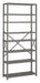 Metal Shelving 84 H 36 W Gray