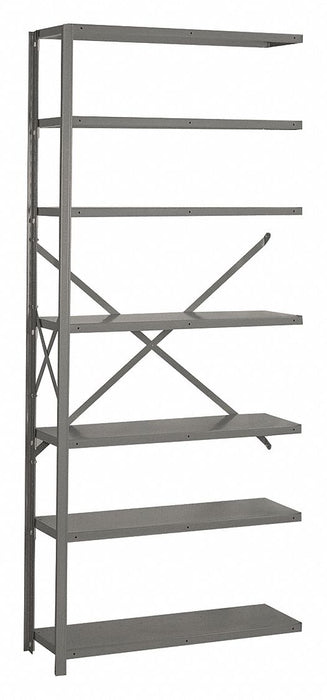 Metal Shelving 84 H 36 W Gray