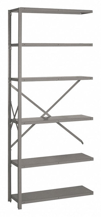 Metal Shelving 84 H 36 W Gray
