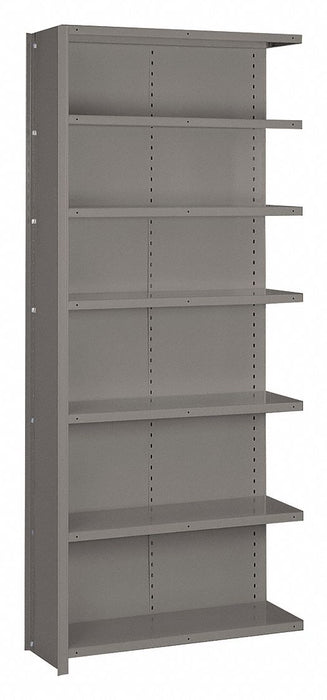 Metal Shelving 84 H 36 W Gray