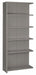 Metal Shelving 84 H 36 W Gray