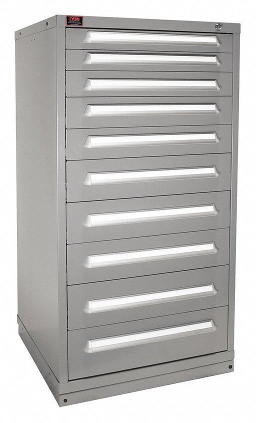 K3769 ModDrwrCab 59.25 x30 x28 DvGry 10Drwr