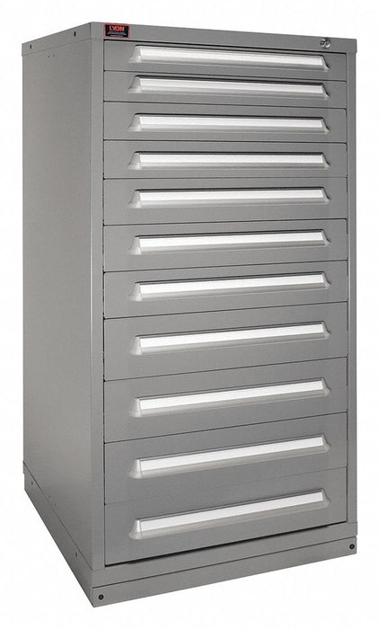 K3771 ModDrwrCab 59.25 x30 x28 DvGry 11Drwr