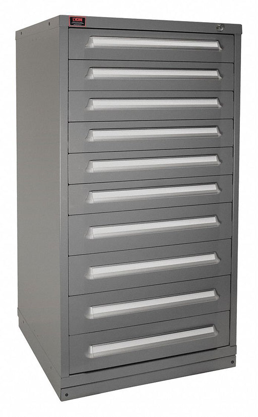 K3770 ModDrwrCab 59.25 x30 x28 DvGry 10Drwr