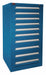 K3770 ModDrwrCab 59.25 x30 x28 Blue 10Drwr
