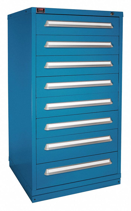 K3763 ModDrwrCab 59.25 x30 x28 Blue 8Drwr