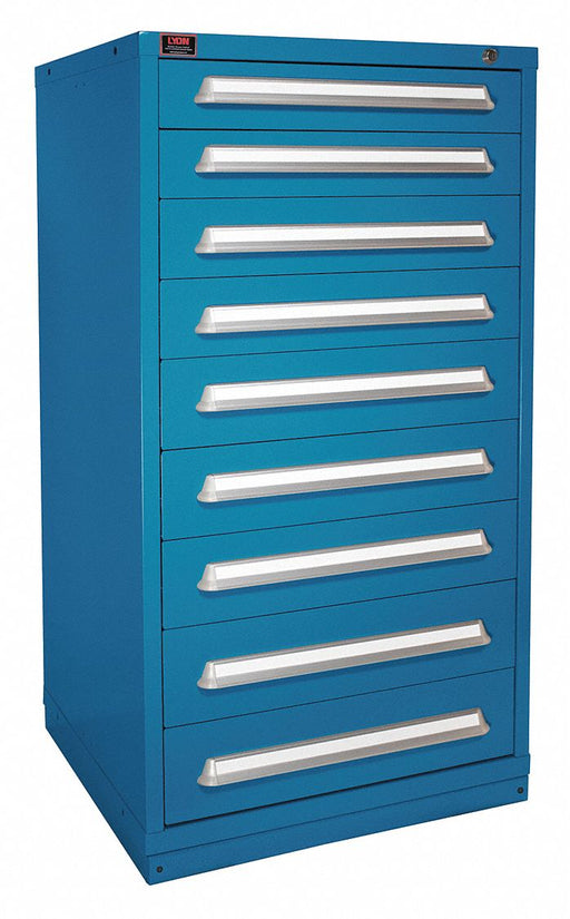 K3766 ModDrwrCab 59.25 x30 x28 Blue 9Drwr