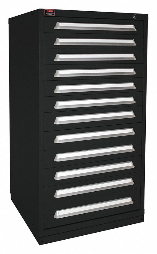 K3772 ModDrwrCab 59.25 x30 x28 Black 12Drwr