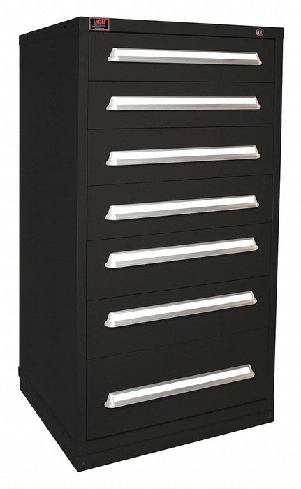 K3758 ModDrwrCab 59.25 x30 x28 Black 7Drwr