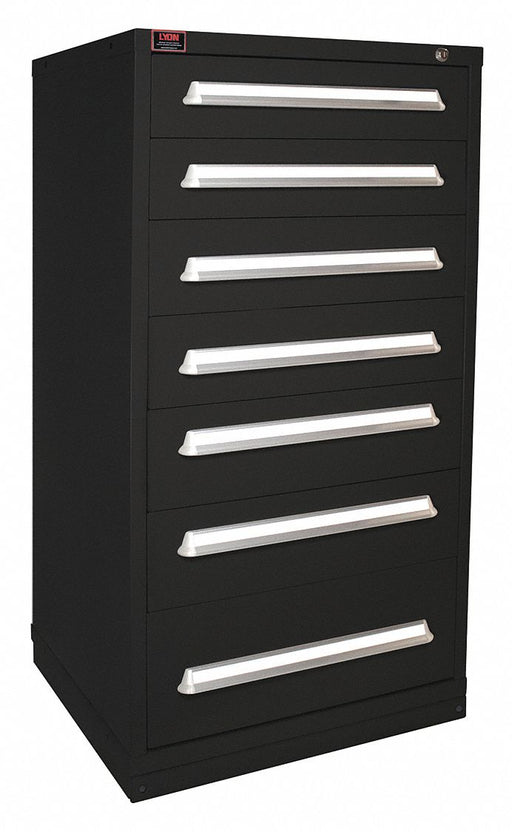 K3758 ModDrwrCab 59.25 x30 x28 Black 7Drwr