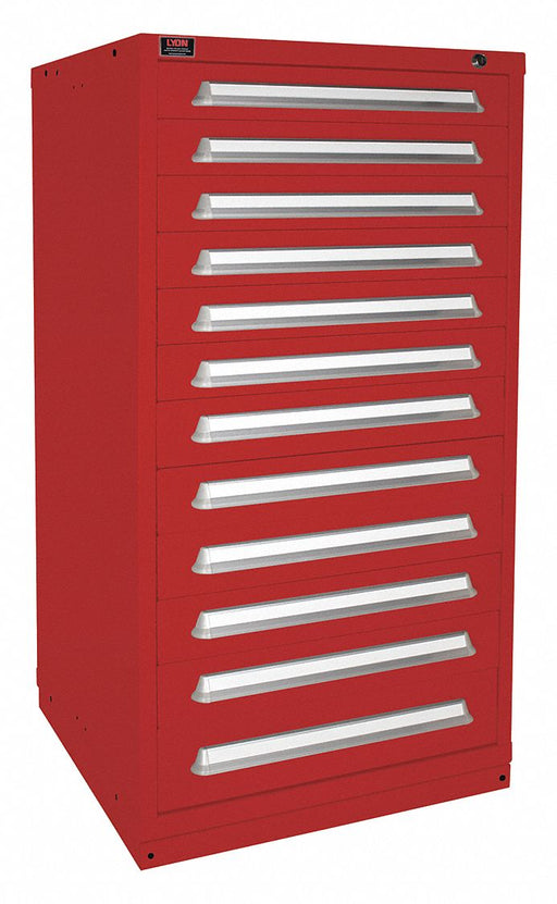 K3772 ModDrwrCab 59.25 x30 x28 Red 12Drwr
