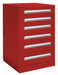 K3756 ModDrwrCab 44.25 x30 x28 Red 6Drwr