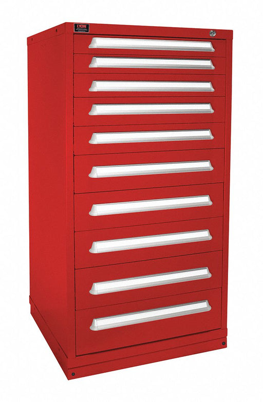 K3769 ModDrwrCab 59.25 x30 x28 Red 10Drwr