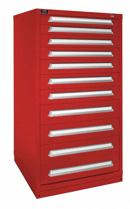K3771 ModDrwrCab 59.25 x30 x28 Red 11Drwr