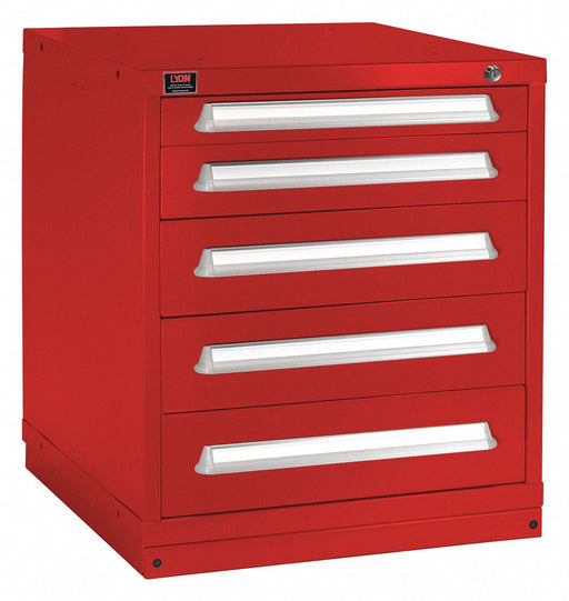 K3754 ModDrwrCab 59.25 x30 x28 Red 5Drwr