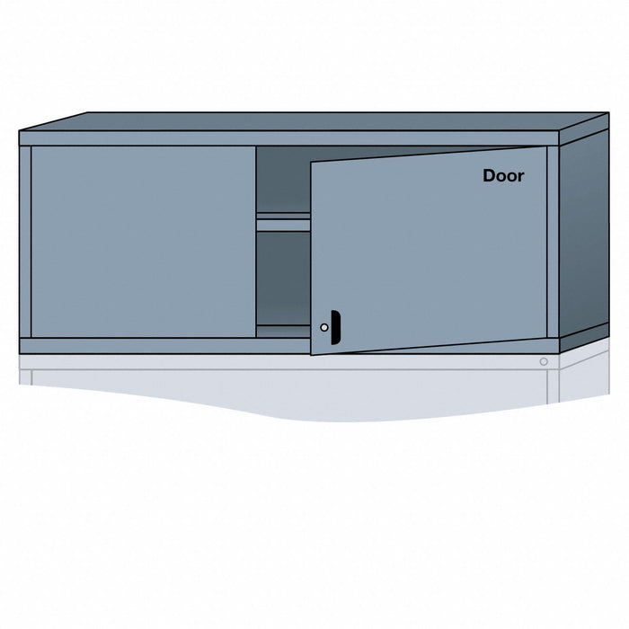 K3815 ModShelfCab 25 x30 x28 1/4 DvGry 2Shlv