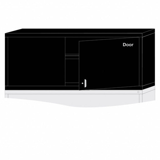 K3815 ModShelfCab 25 x30 x28 1/4 Black 2Shlv