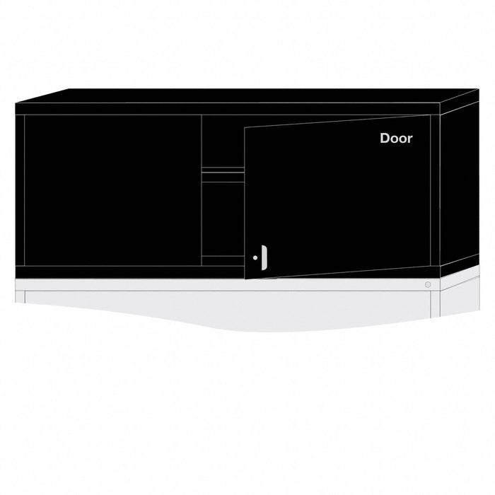 K3815 ModShelfCab 25 x30 x28 1/4 Black 2Shlv