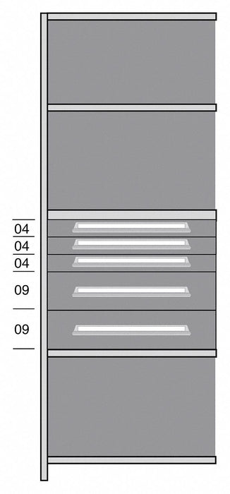 Shelf 85 H 36 W Steel 800 lb Capacity