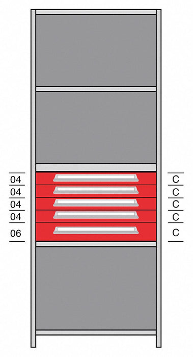 Shelf 85 H 36 W Steel 800 lb Capacity