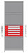 Shelf 85 H 36 W Steel 800 lb Capacity