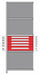 Shelf 85 H 36 W Steel 800 lb Capacity