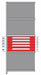 Shelf 85 H 36 W Steel 800 lb Capacity