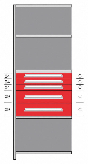 Shelf 85 H 36 W Steel 800 lb Capacity