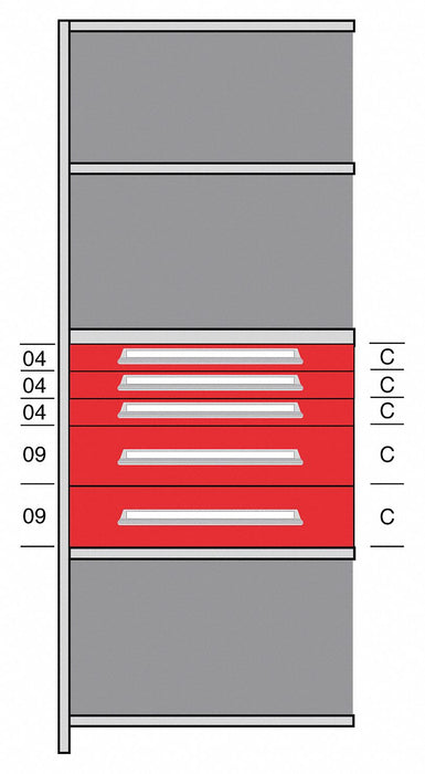 Shelf 85 H 36 W Steel 800 lb Capacity